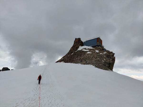 Arrivée au refuge de l'Aigle
