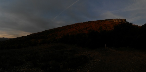 Le cadre plutôt sauvage du Rocher des aures