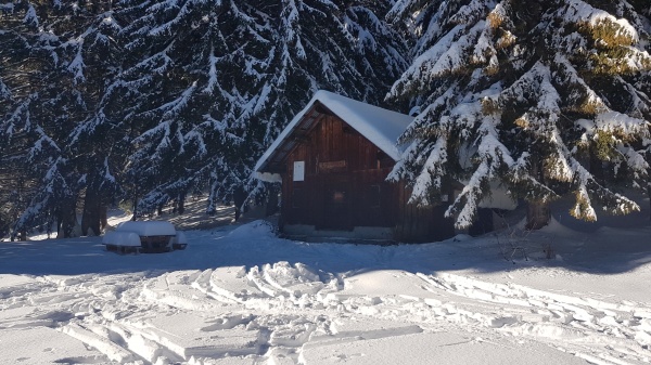 Chalet non gardé du Quéget, notre hébergement du samedi soir